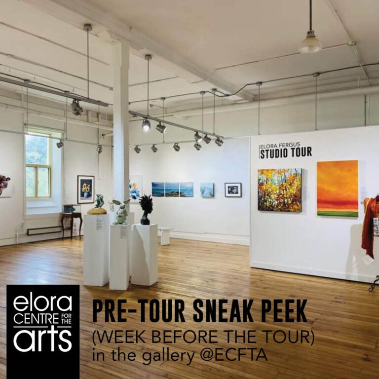 Sneak Peek! Elora Fergus Studio Tour: Exhibition in the Gallery (pre-Tour viewing)
